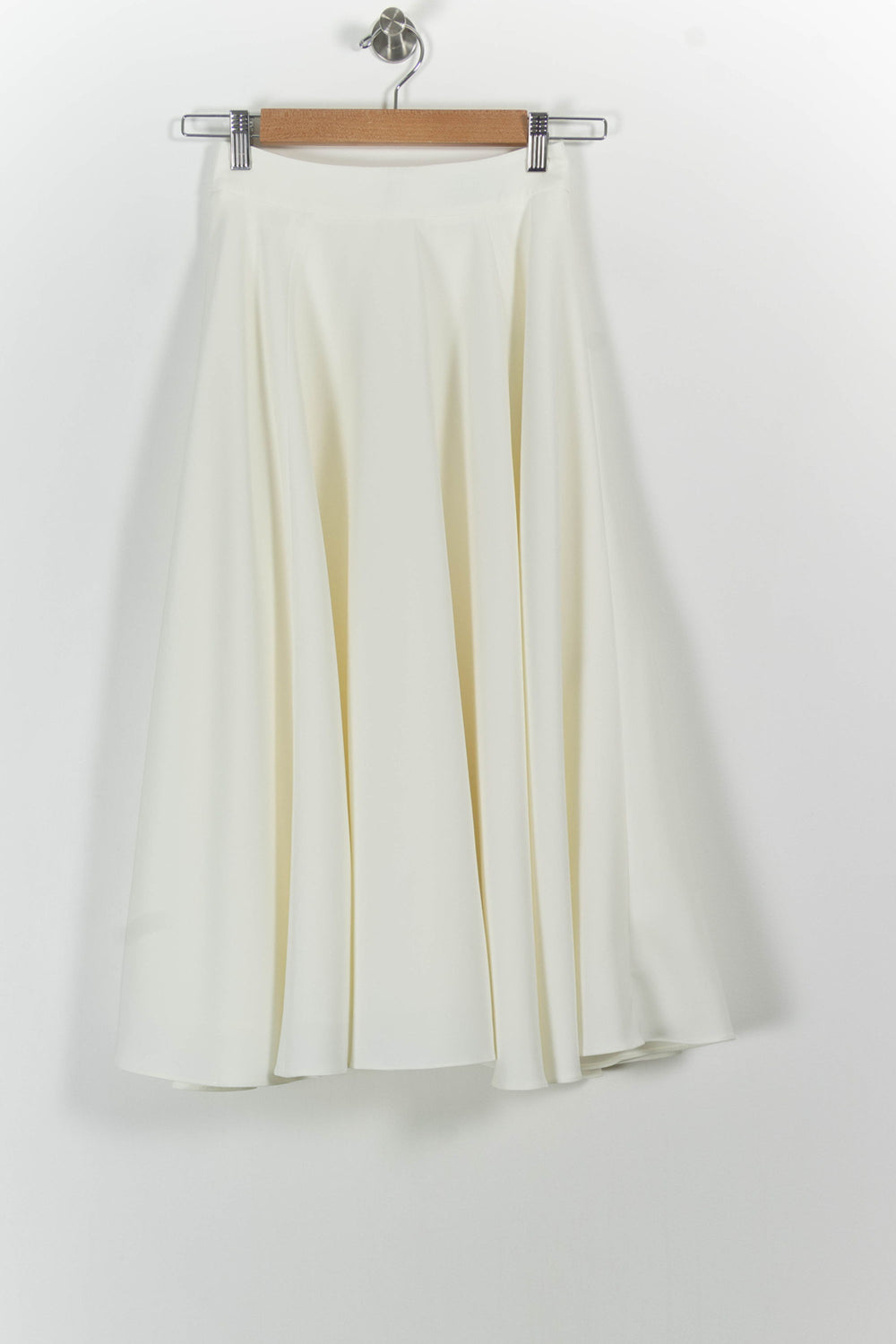 Jupe Midi Beige - Taille XS/34 de la marque Maison Lemoine | PARAD101084 - Vendu par Paradigme - Image 2
