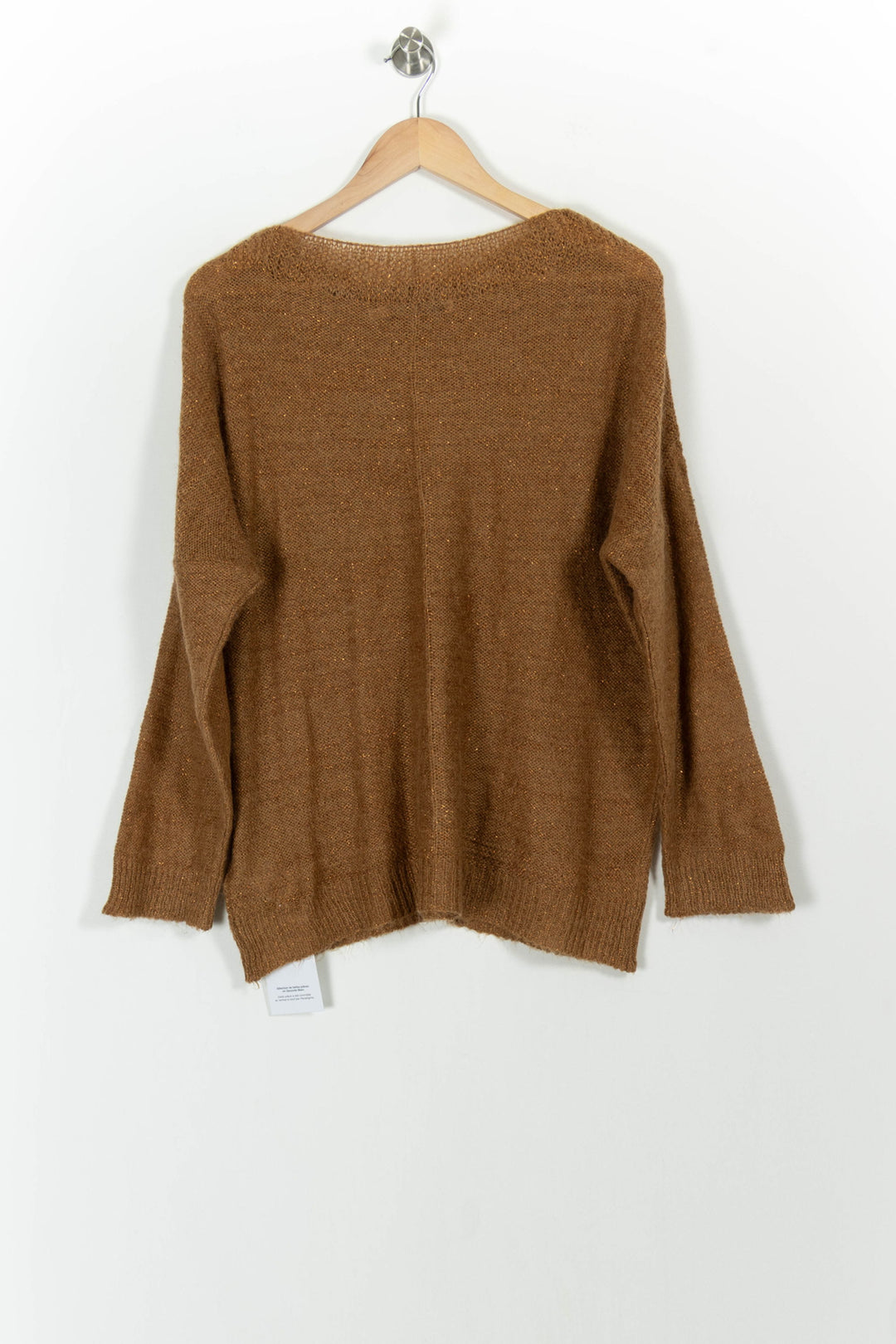Pull Doré - Taille L/40 de la marque La Fée Maraboutée | PARAD101087 - Vendu par Paradigme - Image 4