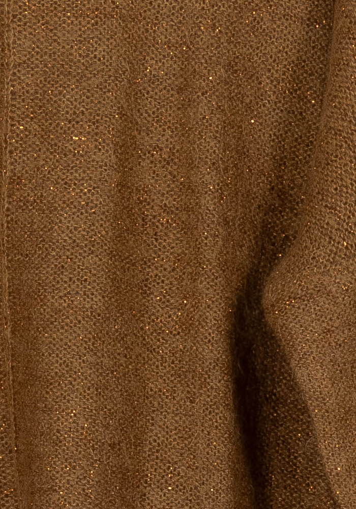 Pull Doré - Taille L/40 de la marque La Fée Maraboutée | PARAD101087 - Vendu par Paradigme - Image 3