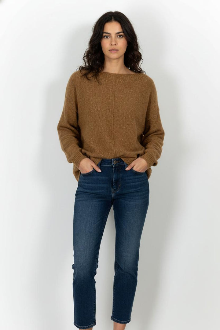 Pull Doré - Taille L/40 de la marque La Fée Maraboutée | PARAD101087 - Vendu par Paradigme - Image 1