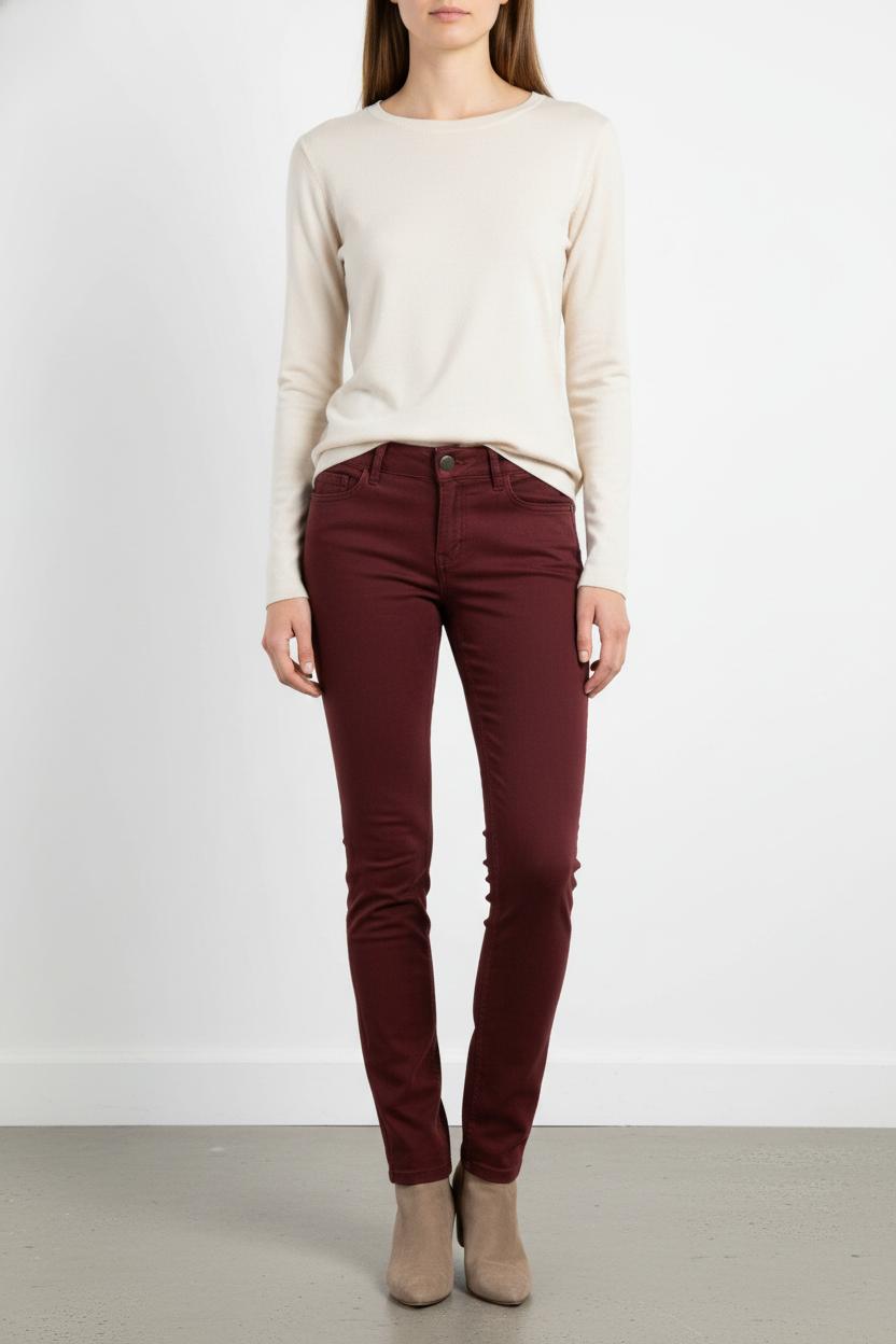 Jean Bordeaux - Taille XS/34 de la marque Maje | PARAD101088 - Vendu par Paradigme - Image 1