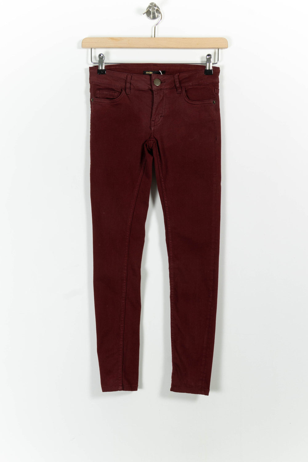 Jean Bordeaux - Taille XS/34 de la marque Maje | PARAD101088 - Vendu par Paradigme - Image 2
