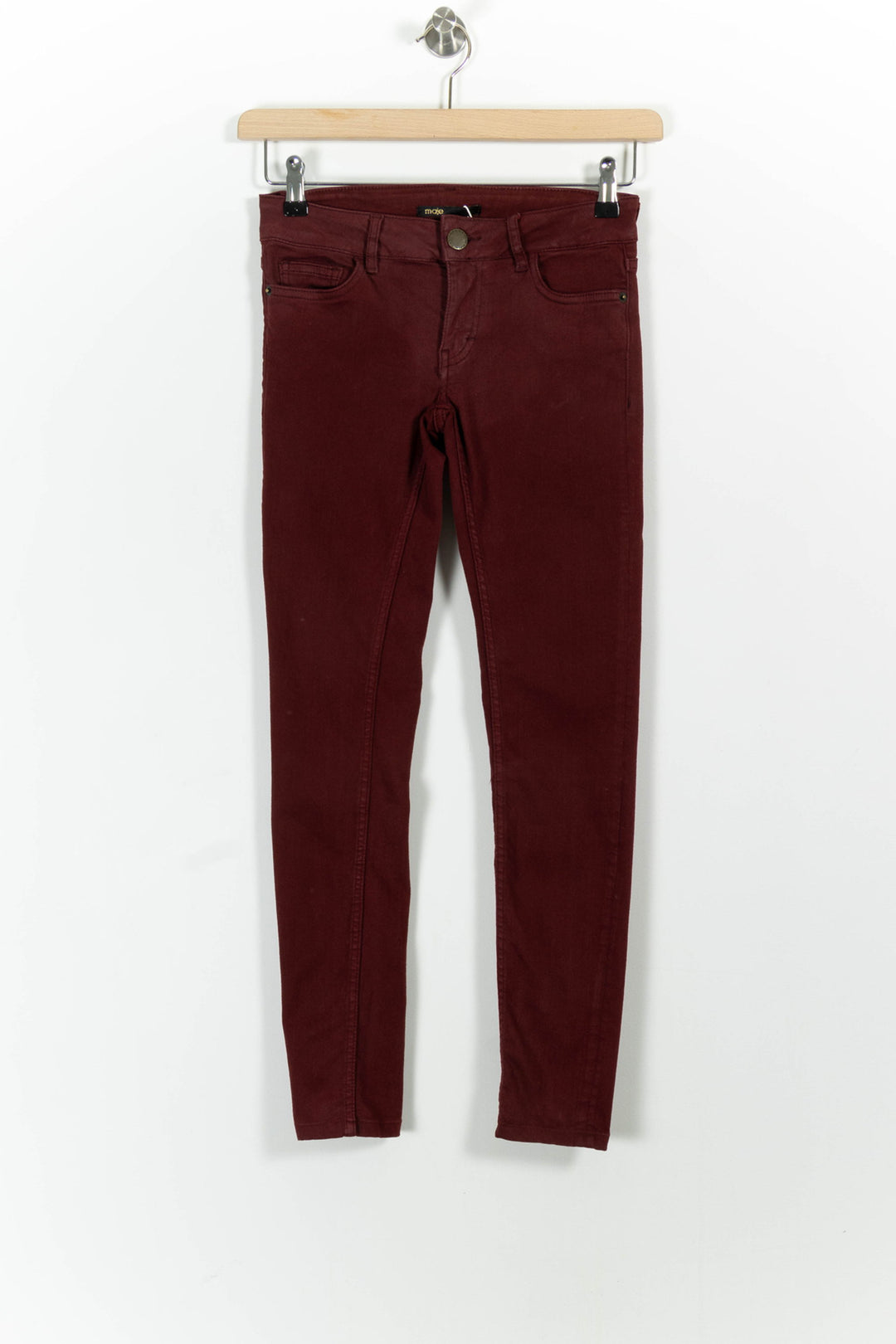 Jean Bordeaux - Taille XS/34 de la marque Maje | PARAD101088 - Vendu par Paradigme - Image 2