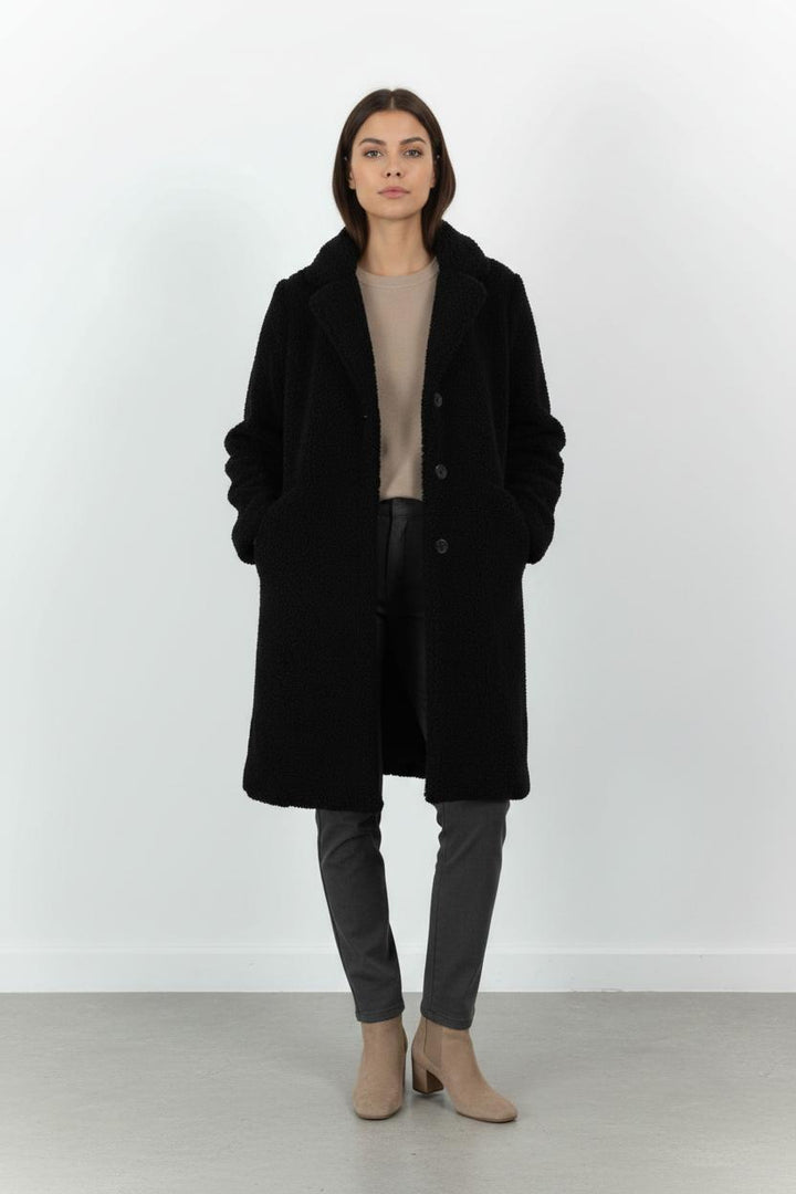 Manteau Noir - Taille M/38 de la marque Karl Marc John | PARAD101090 - Vendu par Paradigme - Image 1