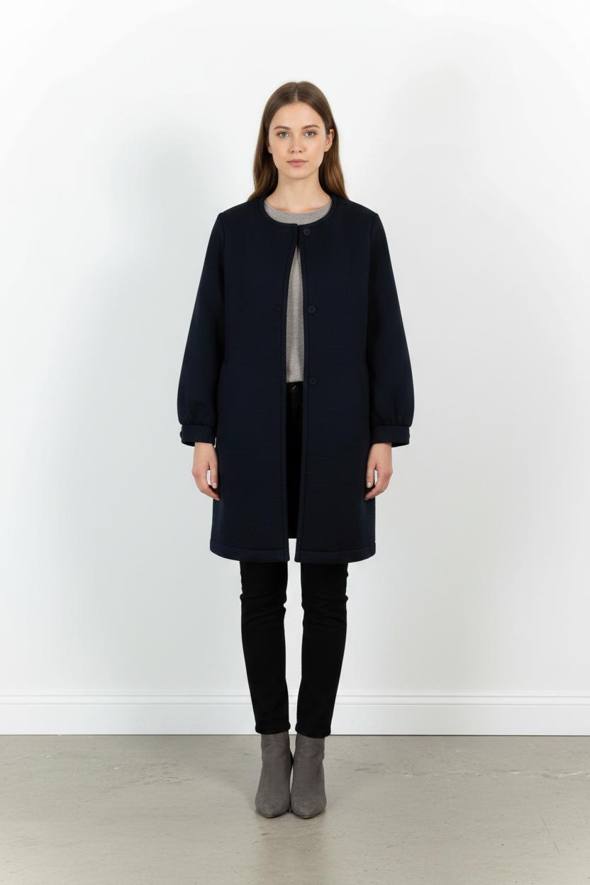Manteau Bleu - Taille M/38 de la marque La Fée Maraboutée | PARAD101091 - Vendu par Paradigme - Image 1