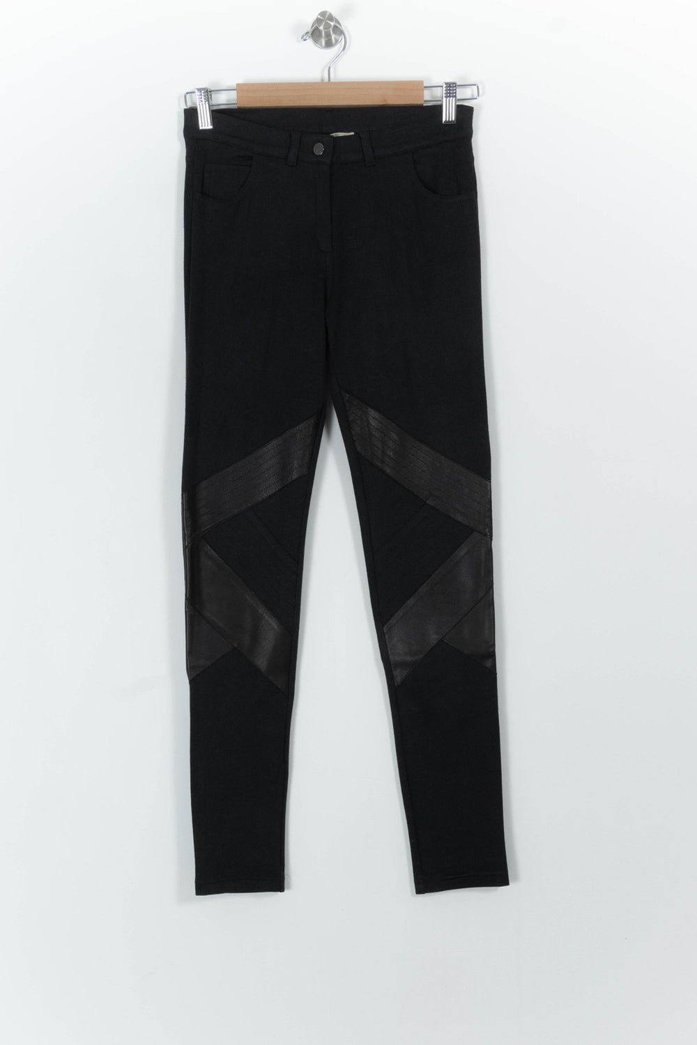 Legging Noir - Taille S/36 de la marque Vanessa Bruno - Athé | PARAD101092 - Vendu par Paradigme - Image 2