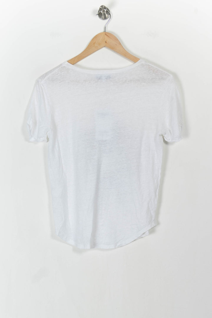 Tee-shirt Blanc - Taille S/36 de la marque Sandro | PARAD101093 - Vendu par Paradigme - Image 4