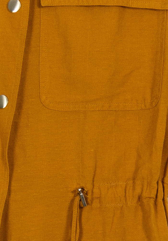 Gilet Sans Manches Jaune - Taille M/38 de la marque La Fée Maraboutée | PARAD101094 - Vendu par Paradigme - Image 3