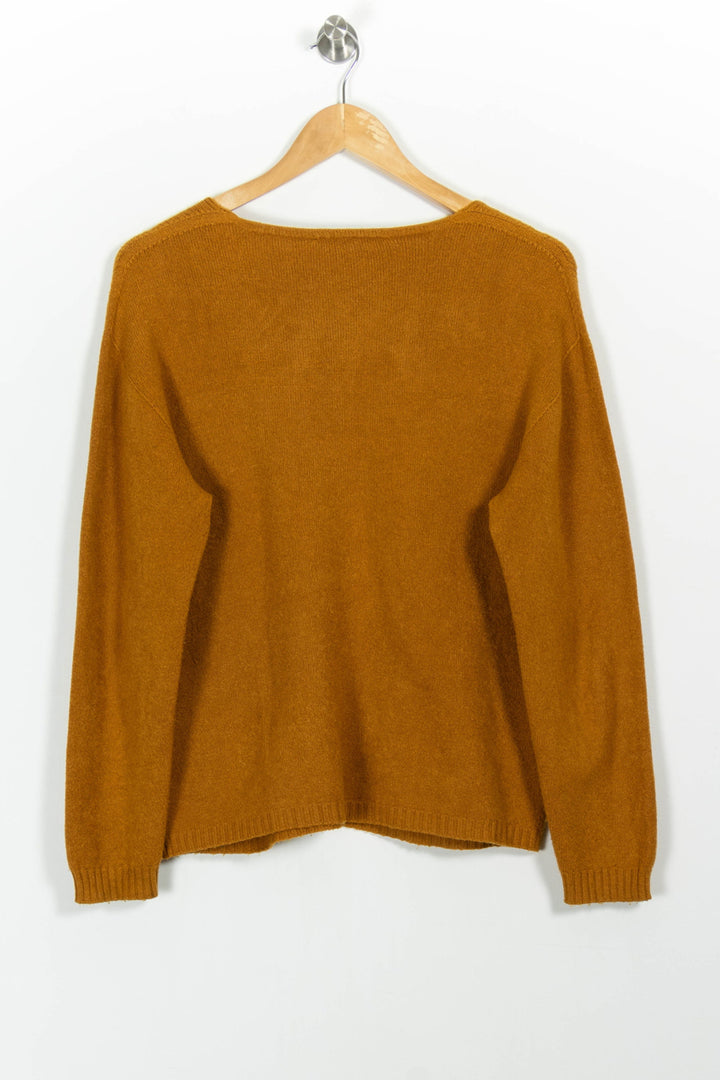 Pull Jaune - Taille M/38 de la marque La Fée Maraboutée | PARAD101095 - Vendu par Paradigme - Image 4