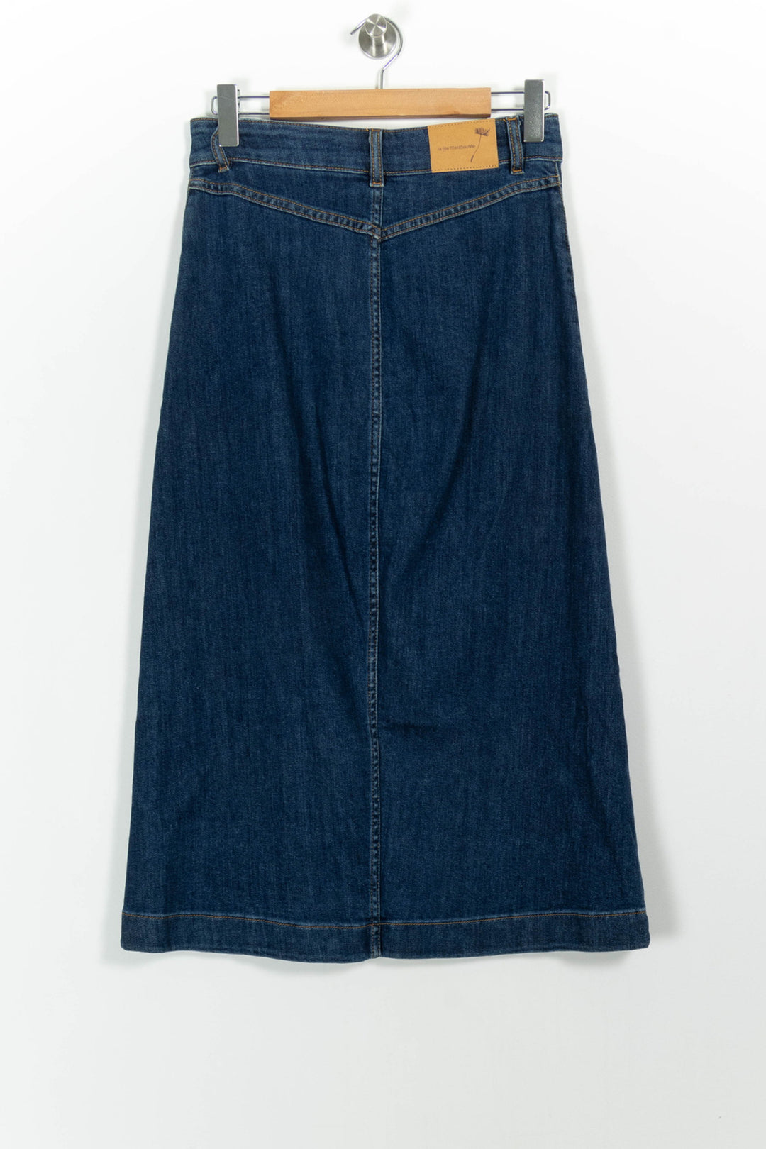 Jupe Longue Bleue - Taille M/38 de la marque La Fée Maraboutée | PARAD101098 - Vendu par Paradigme - Image 4