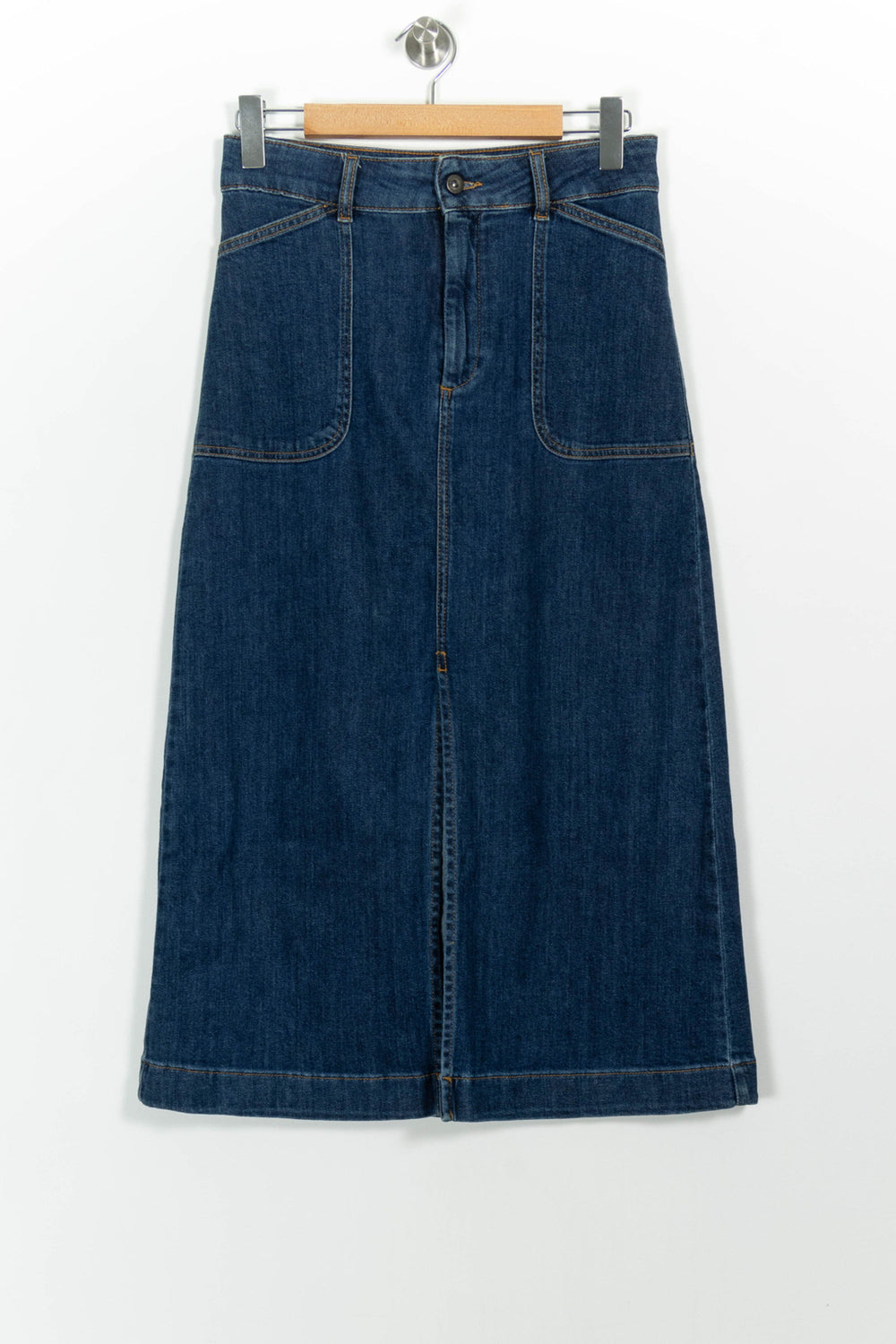 Jupe Longue Bleue - Taille M/38 de la marque La Fée Maraboutée | PARAD101098 - Vendu par Paradigme - Image 2