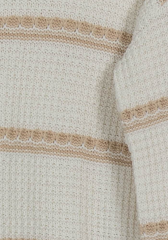 Pull Écru et Beige - Taille S/36 de la marque La Fée Maraboutée | PARAD101100 - Vendu par Paradigme - Image 3