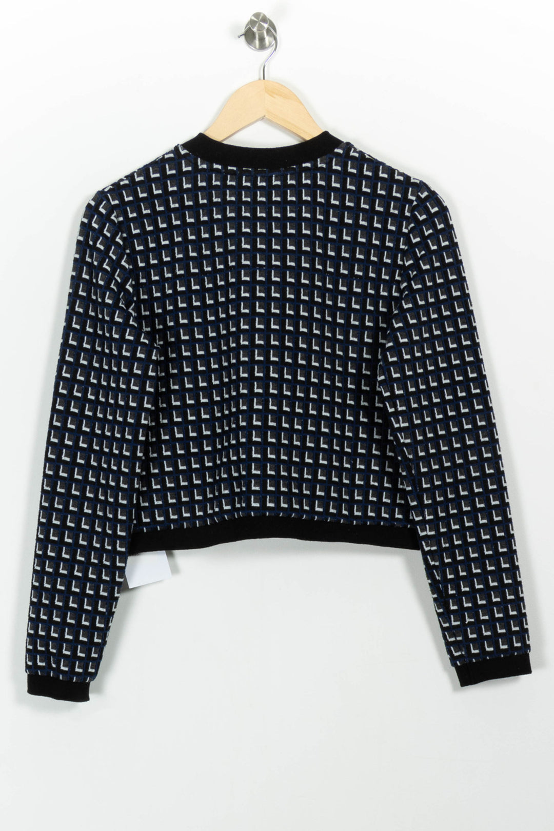 Gilet Bleu et Noir - Taille M/38 de la marque La Fée Maraboutée | PARAD101108 - Vendu par Paradigme - Image 4