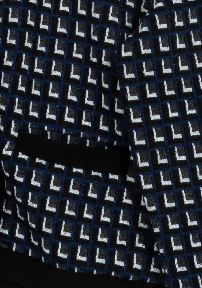 Gilet Bleu et Noir - Taille M/38 de la marque La Fée Maraboutée | PARAD101108 - Vendu par Paradigme - Image 3