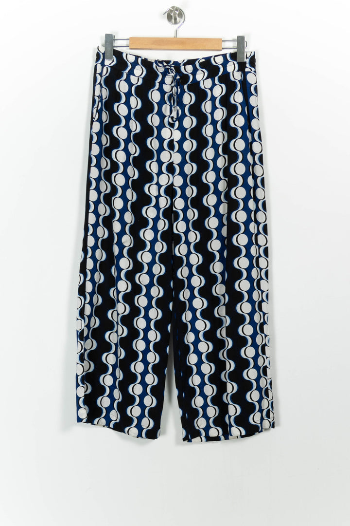 Pantalon Large Noir et Blanc - Taille XXL/44 de la marque La Fée Maraboutée | PARAD101114 - Vendu par Paradigme - Image 2