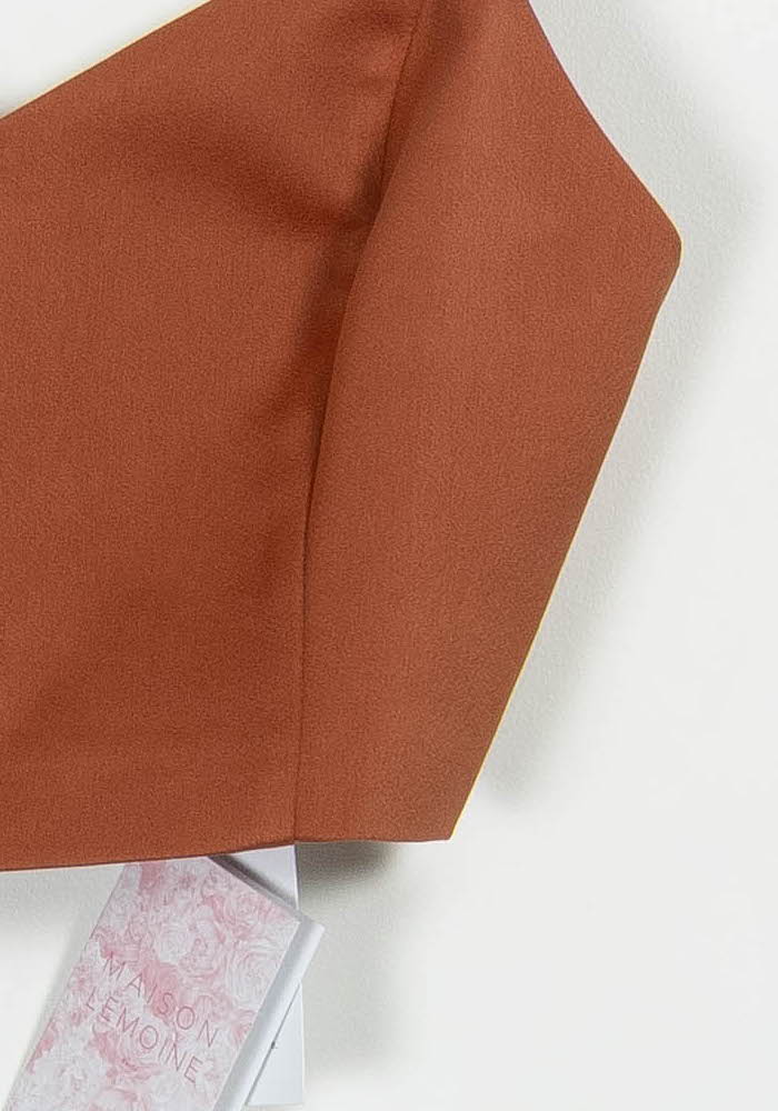 Cropped Marron - Taille XS/34 de la marque Maison Lemoine | PARAD101117 - Vendu par Paradigme - Image 3