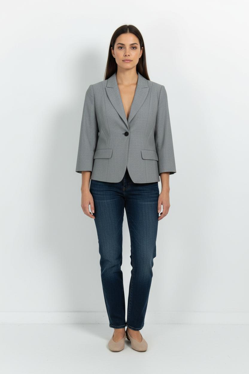 Blazer Gris - Taille M/38 de la marque Caroll | PARAD101121 - Vendu par Paradigme - Image 1