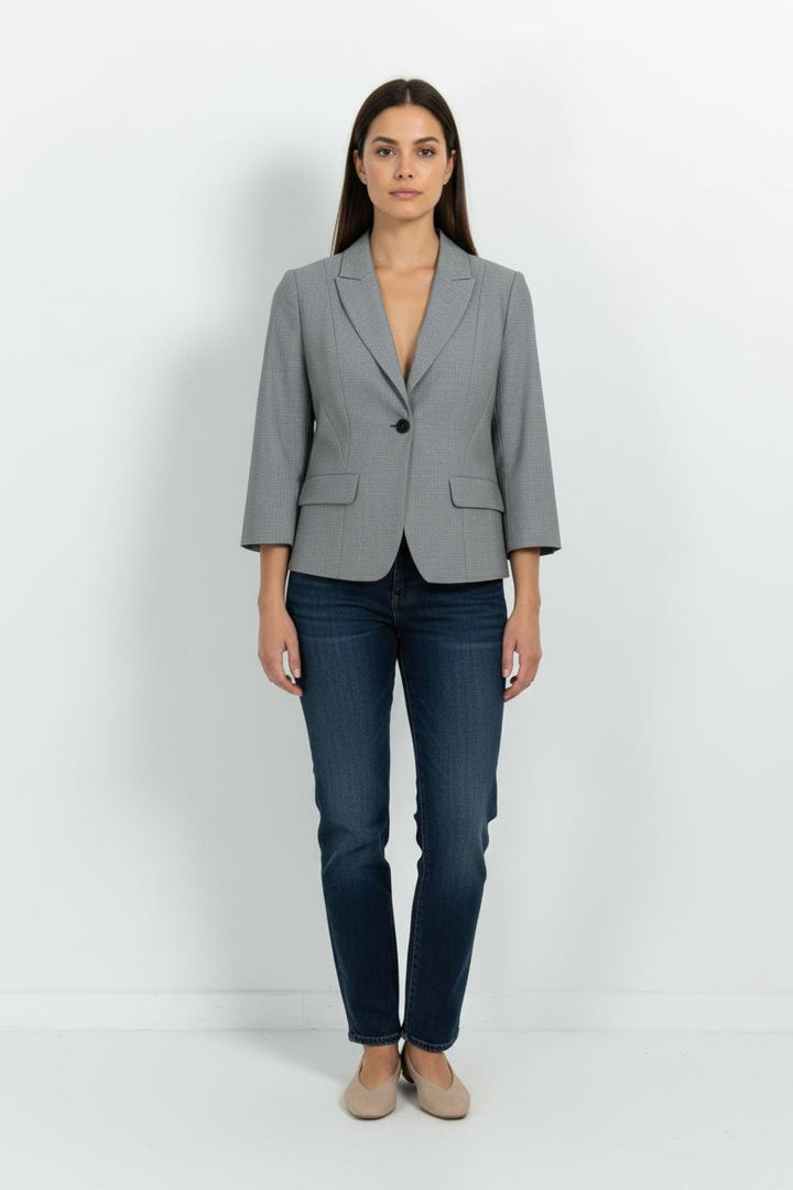 Blazer Gris - Taille M/38 de la marque Caroll | PARAD101121 - Vendu par Paradigme - Image 1