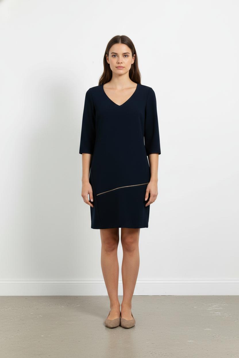 Robe Courte Bleue - Taille XS/34 de la marque IKKS | PARAD101131 - Vendu par Paradigme - Image 1