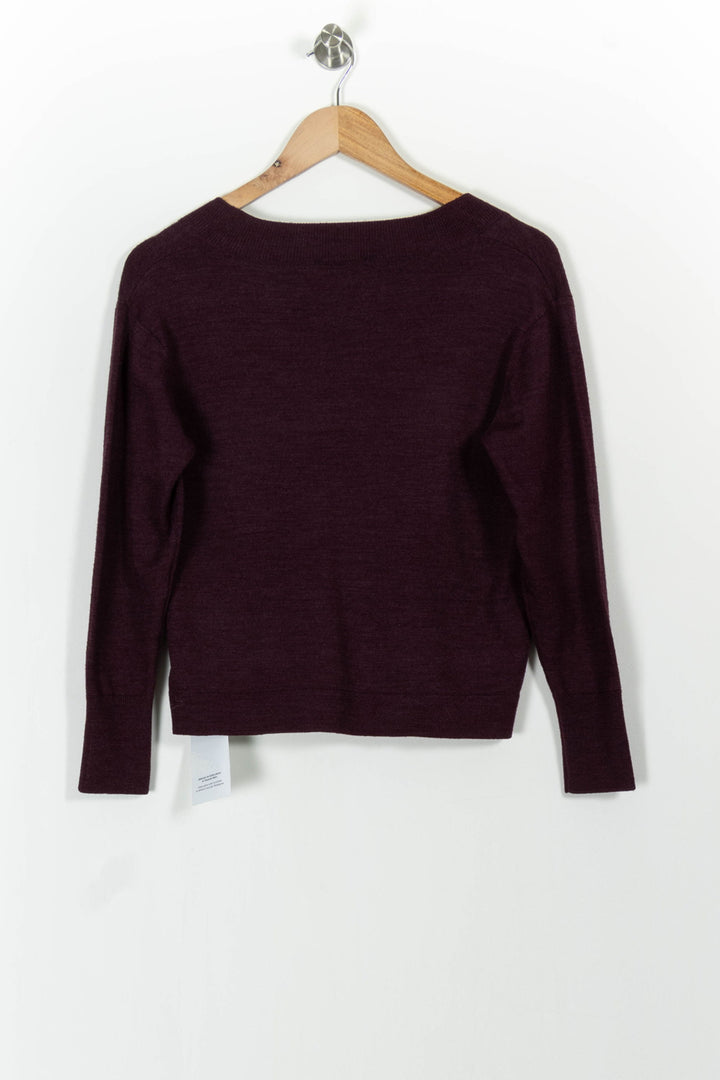 Pull Violet - Taille S/36 de la marque Rodier | PARAD101135 - Vendu par Paradigme - Image 4