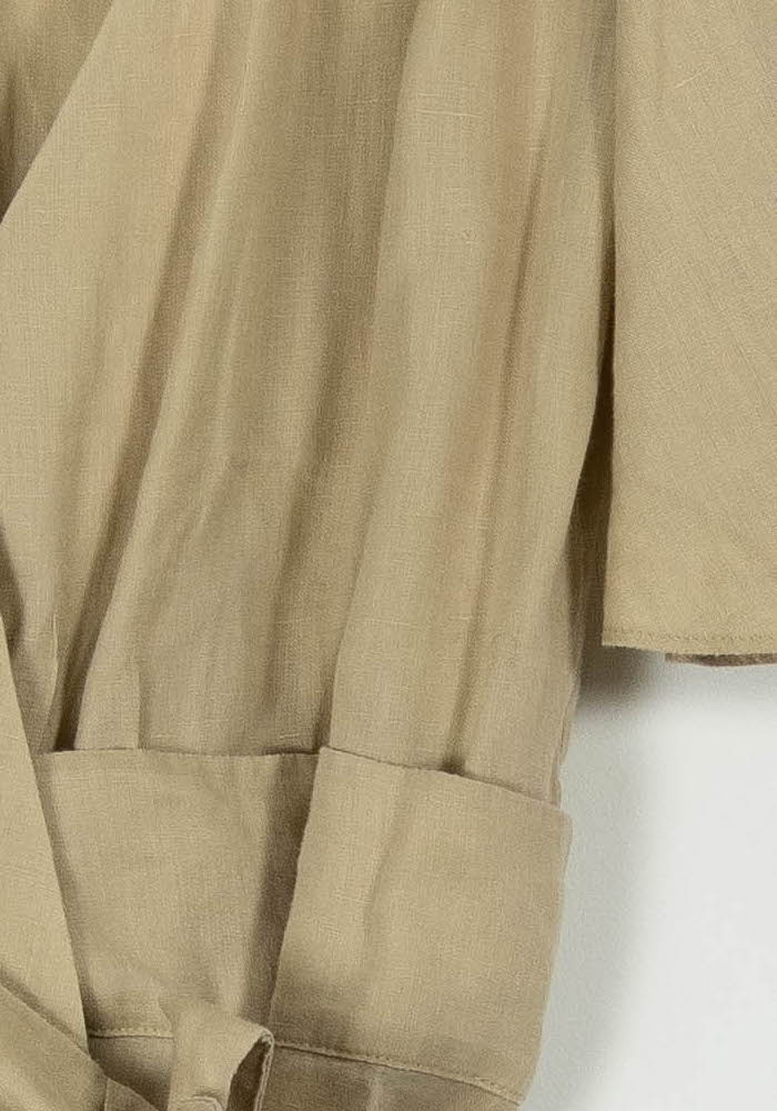 Robe courte beige - Taille S/36 de la marque Vanessa Bruno | PARAD101143 - Vendu par Paradigme - Image 3