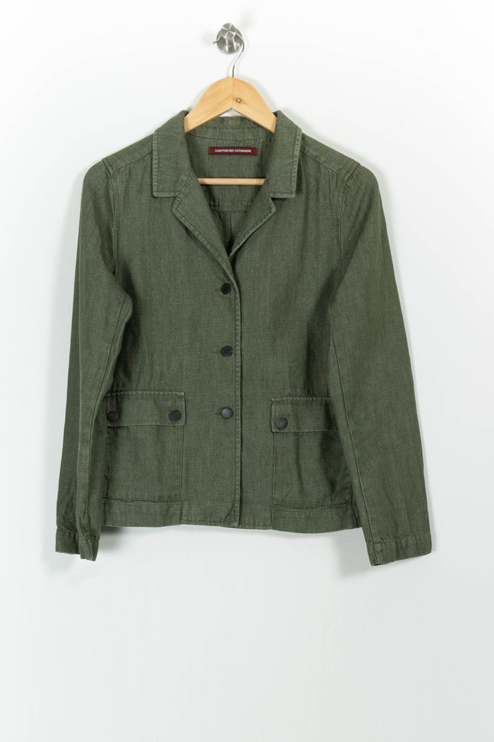 Veste Verte - Taille L/40 de la marque Comptoir des Cotonniers | PARAD101157 - Vendu par Paradigme - Image 2