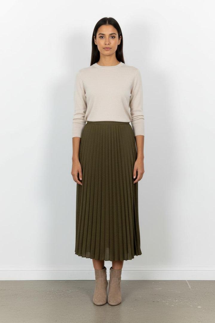 Jupe Plissée Verte - Taille S/36 de la marque Bérénice | PARAD101162 - Vendu par Paradigme - Image 1