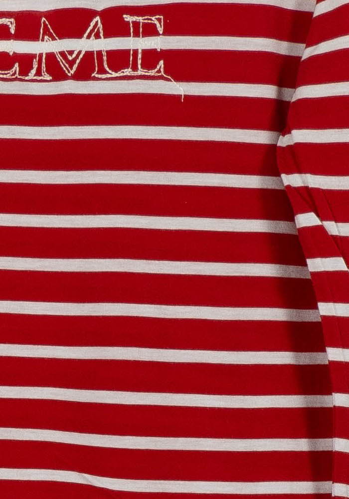 Marinière Rouge et Blanche - Taille L/40 de la marque One Step | PARAD101163 - Vendu par Paradigme - Image 3