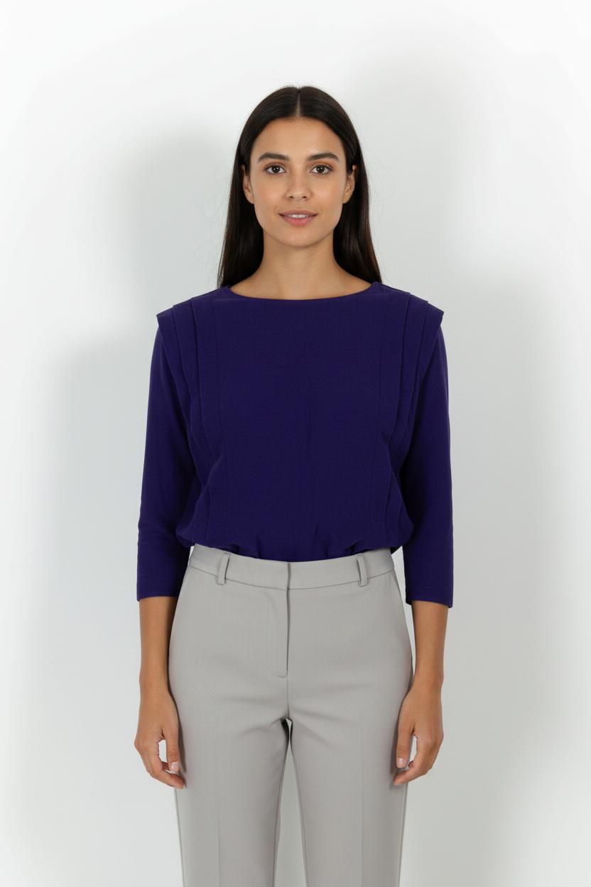 Blouse Violette - Taille XS/34 de la marque Des petits hauts | PARAD101166 - Vendu par Paradigme - Image 1