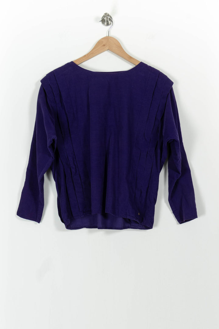 Blouse Violette - Taille XS/34 de la marque Des petits hauts | PARAD101166 - Vendu par Paradigme - Image 2