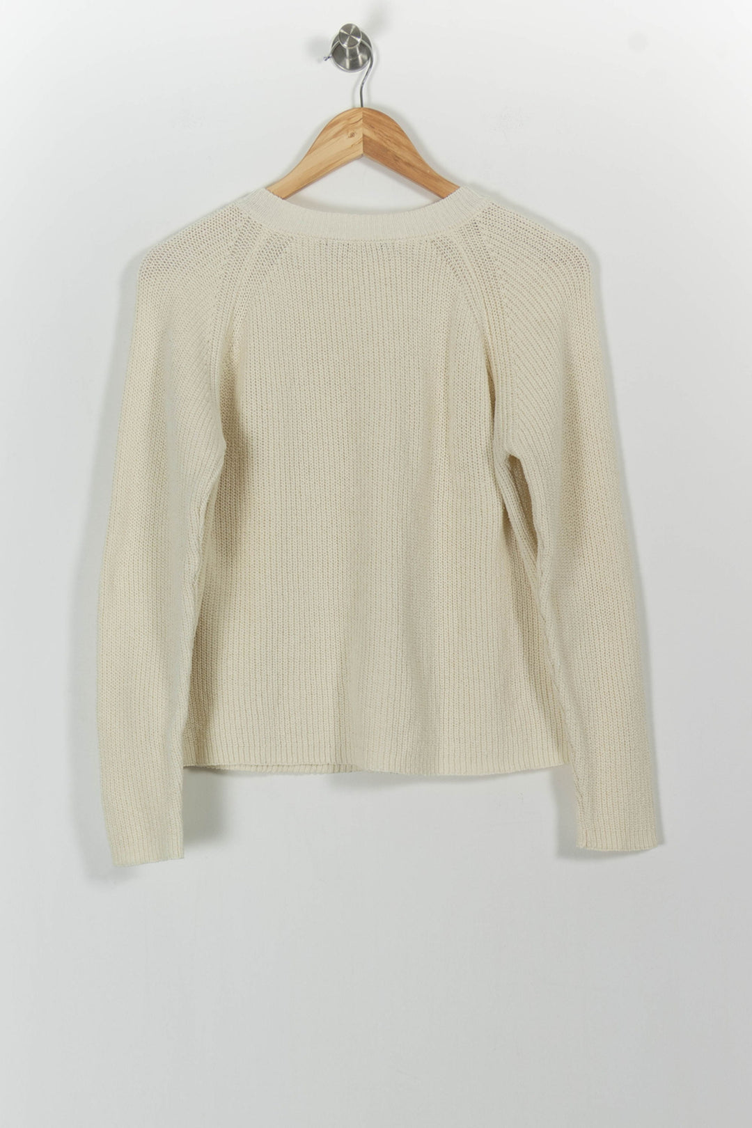 Pull Blanc - Taille M/38 de la marque La Fée Maraboutée | PARAD101173 - Vendu par Paradigme - Image 4