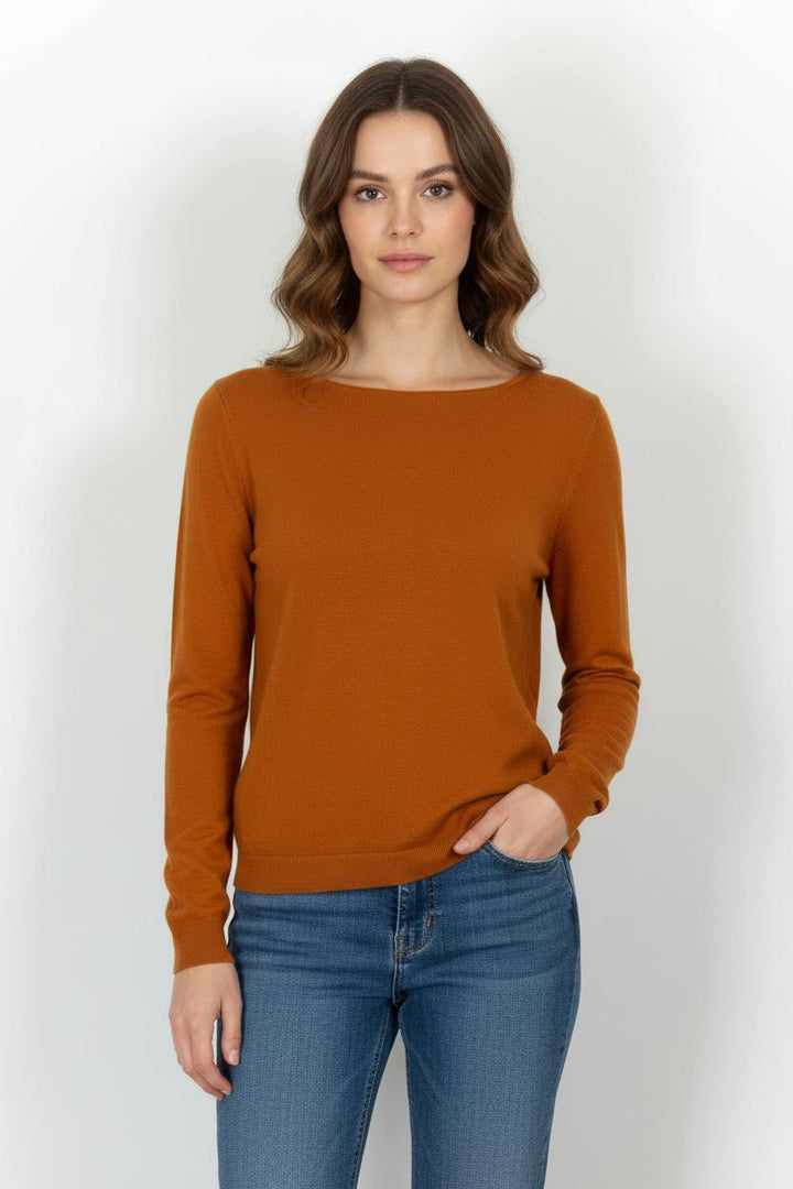 Pull Orange - Taille S/36 de la marque American Vintage | PARAD101178 - Vendu par Paradigme - Image 1