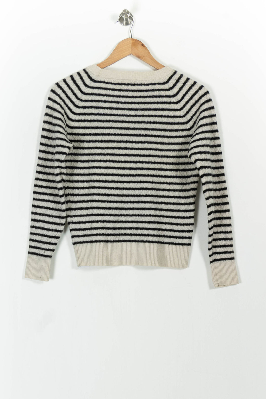 Pull Blanc et Noir - Taille L/40 de la marque Levi's | PARAD101179 - Vendu par Paradigme - Image 4