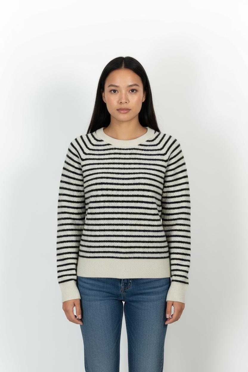 Pull Blanc et Noir - Taille L/40 de la marque Levi's | PARAD101179 - Vendu par Paradigme - Image 1