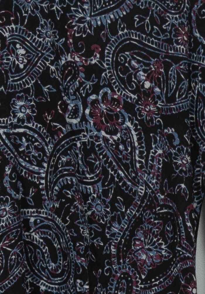 Pull Noir et Bleu - Taille XS/34 de la marque La Fée Maraboutée | PARAD101180 - Vendu par Paradigme - Image 3