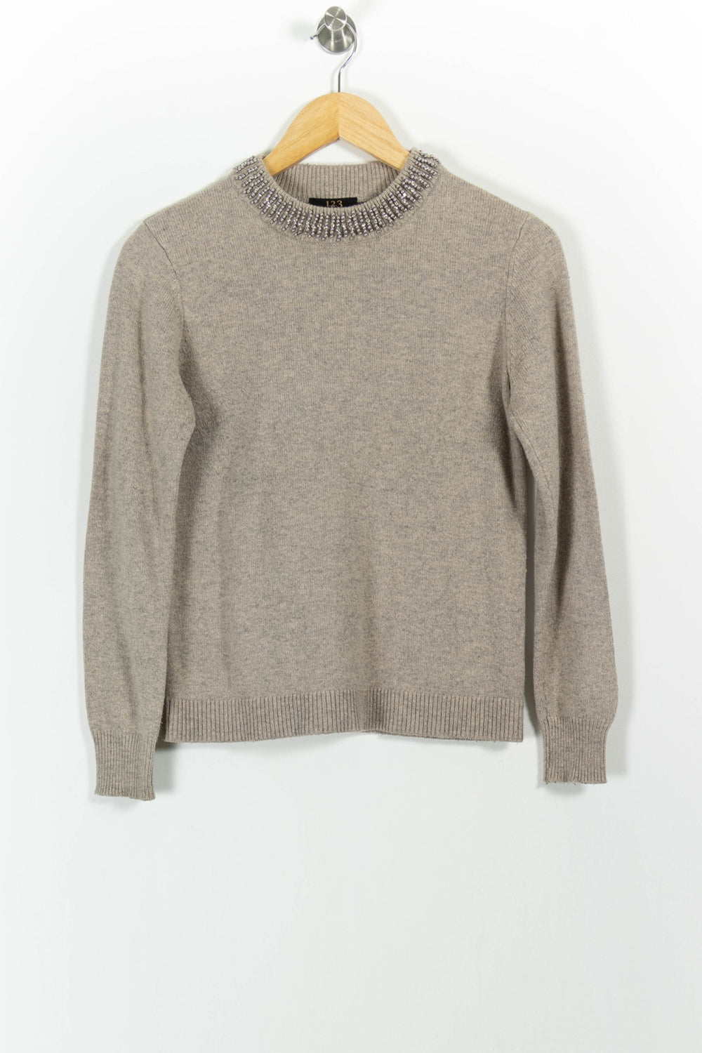 Pull Gris - Taille S/36 de la marque Maison 123 | PARAD101196 - Vendu par Paradigme - Image 2