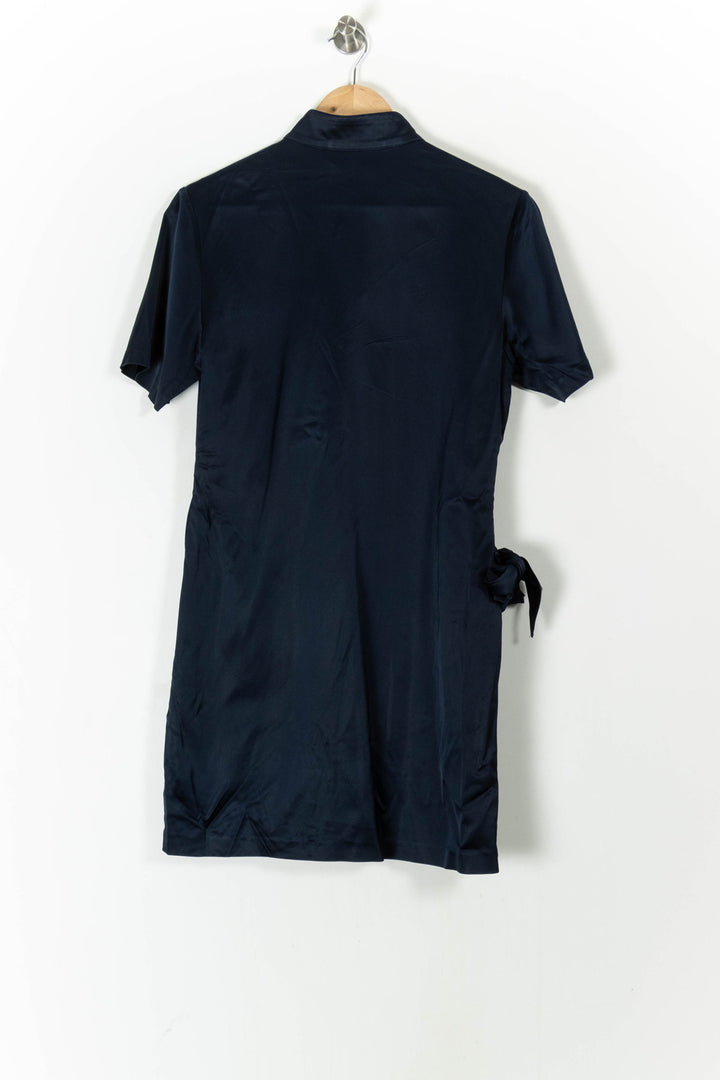 Robe Portefeuille Bleue - Taille XL/42 de la marque Vanessa Bruno | PARAD101204 - Vendu par Paradigme - Image 4