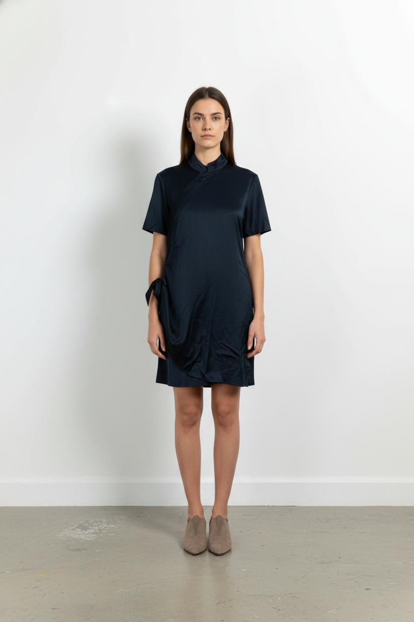 Robe Portefeuille Bleue - Taille XL/42 de la marque Vanessa Bruno | PARAD101204 - Vendu par Paradigme - Image 1