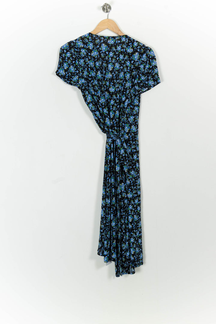 Robe Midi Bleue et Noire - Taille M/38 de la marque ZAPA | PARAD101214 - Vendu par Paradigme - Image 4