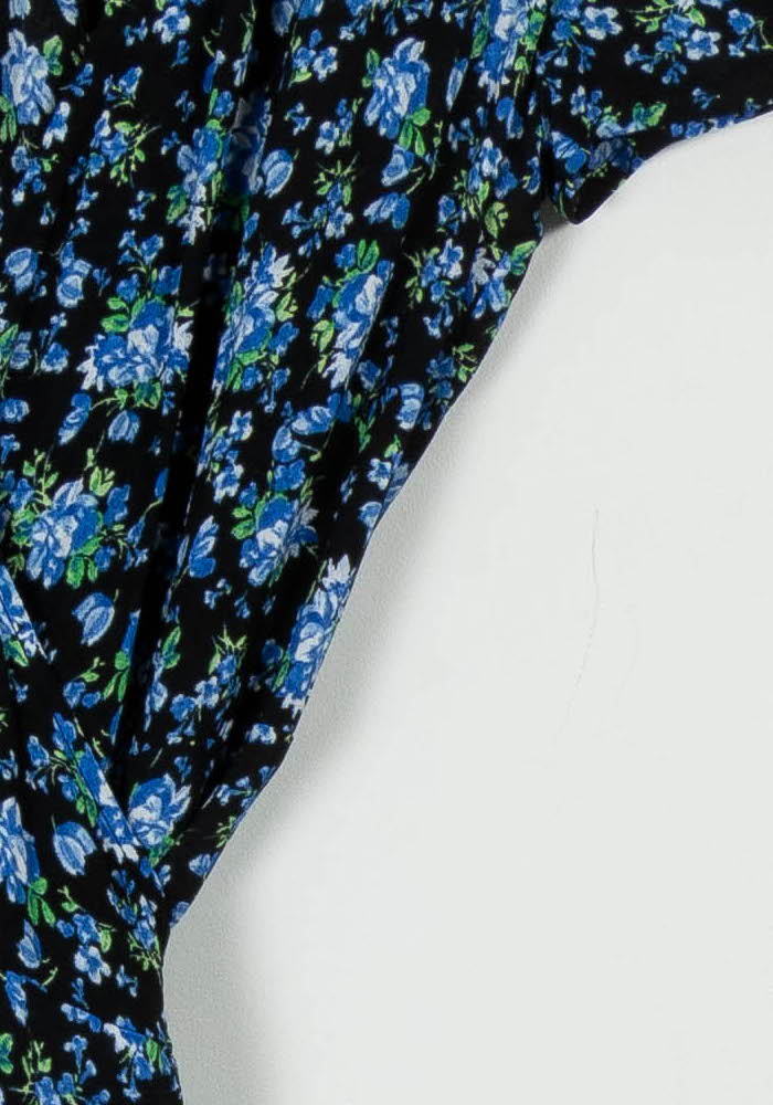 Robe Midi Bleue et Noire - Taille M/38 de la marque ZAPA | PARAD101214 - Vendu par Paradigme - Image 3