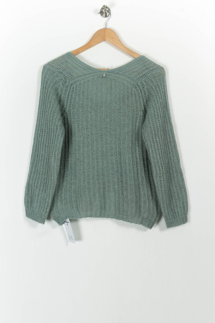 Pull Vert - Taille S/36 de la marque Sud express | PARAD101216 - Vendu par Paradigme - Image 4