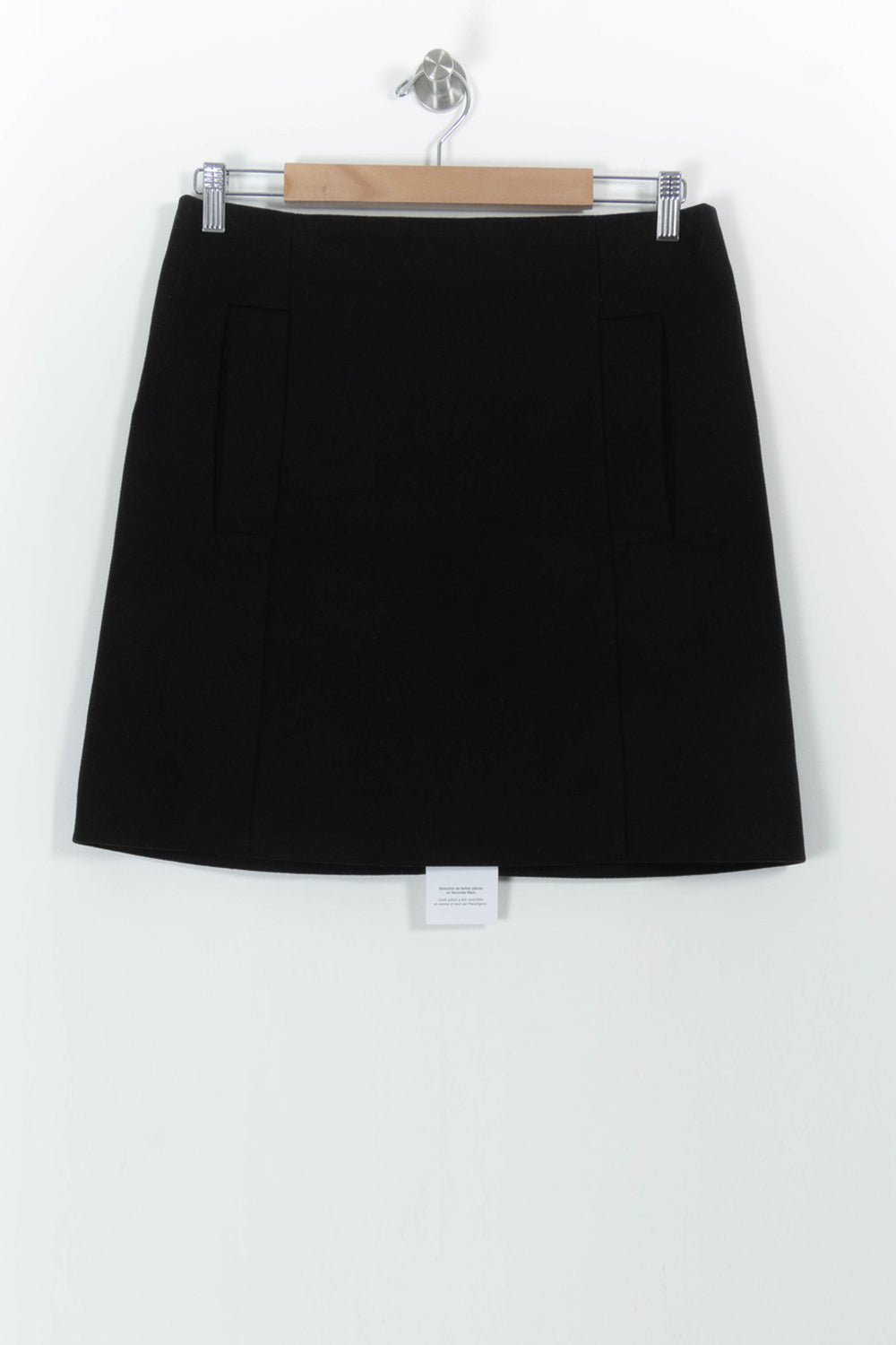 Jupe Courte Noire - Taille M/38 de la marque COS | PARAD101219 - Vendu par Paradigme - Image 2