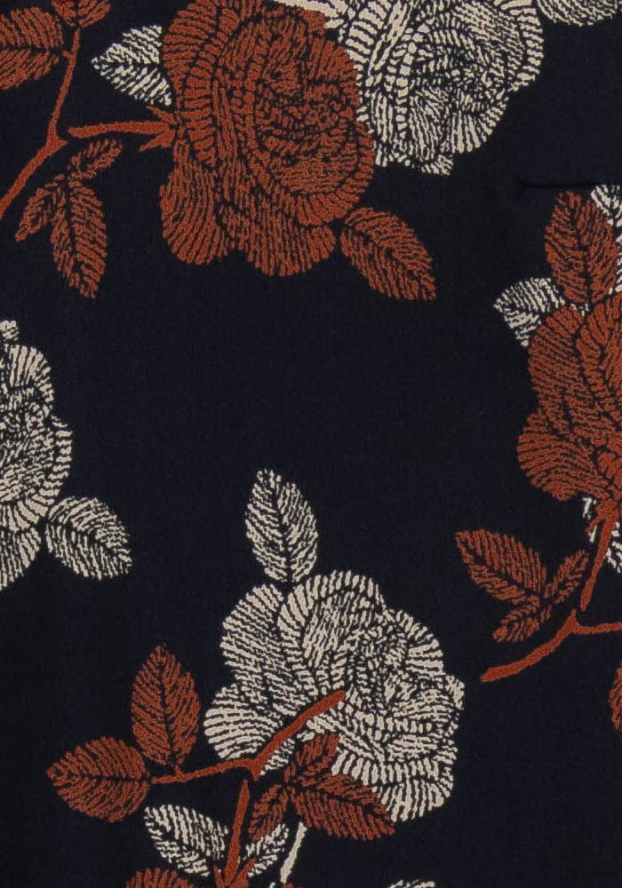 Robe Bleue et Marron - Taille S/36 de la marque La Fée Maraboutée | PARAD101229 - Vendu par Paradigme - Image 3