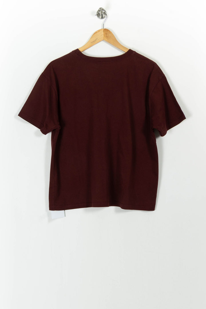 Tee-shirt Bordeaux - Taille M/38 de la marque American Vintage | PARAD101230 - Vendu par Paradigme - Image 4