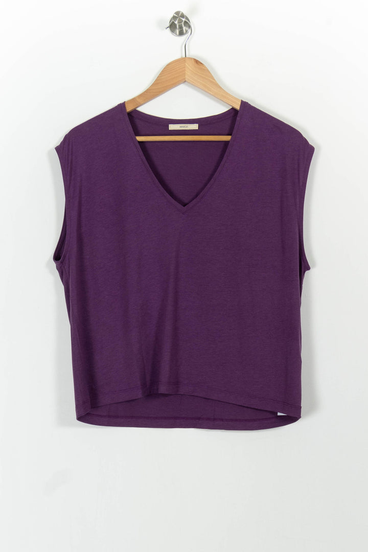 Débardeur Violet - Taille M/38 de la marque Sessùn | PARAD101232 - Vendu par Paradigme - Image 2