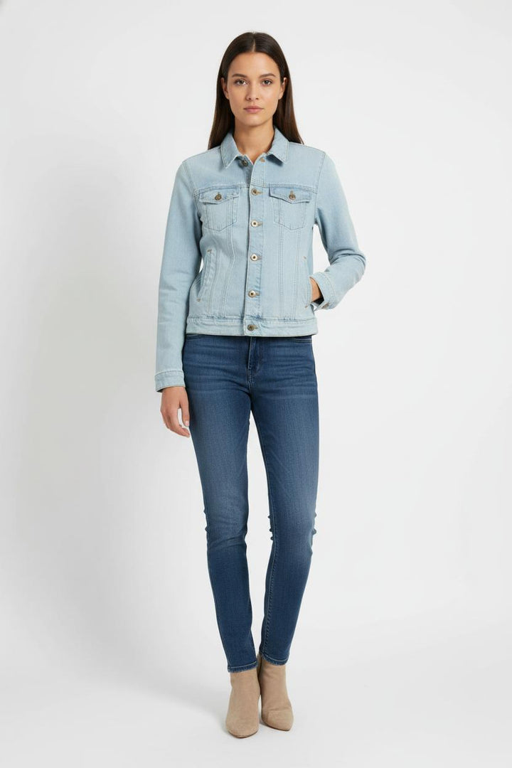 Veste en Jean Bleue - Taille S/36 de la marque I.Code | PARAD101234 - Vendu par Paradigme - Image 1