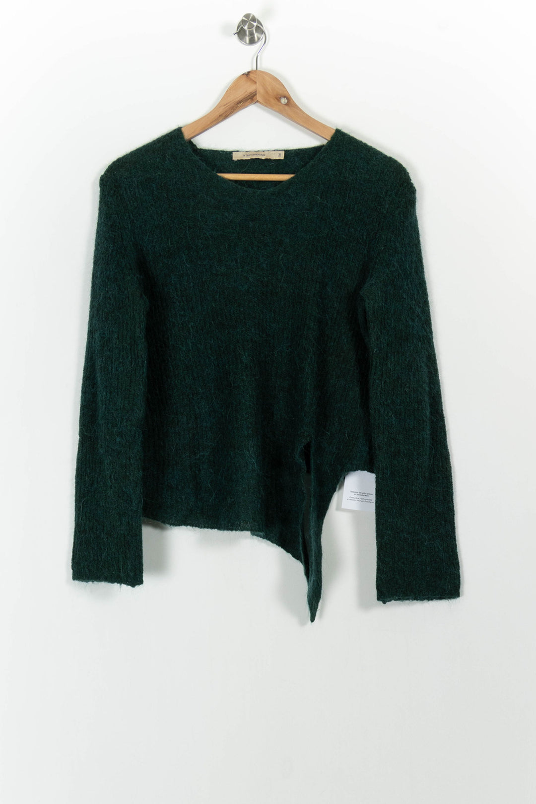 Pull Vert - Taille M/38 de la marque La Fée Maraboutée | PARAD101243 - Vendu par Paradigme - Image 2