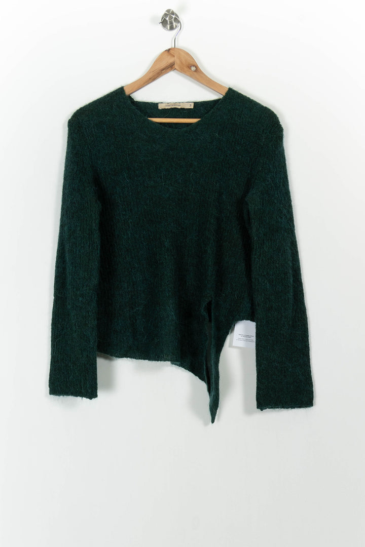 Pull Vert - Taille M/38 de la marque La Fée Maraboutée | PARAD101243 - Vendu par Paradigme - Image 2