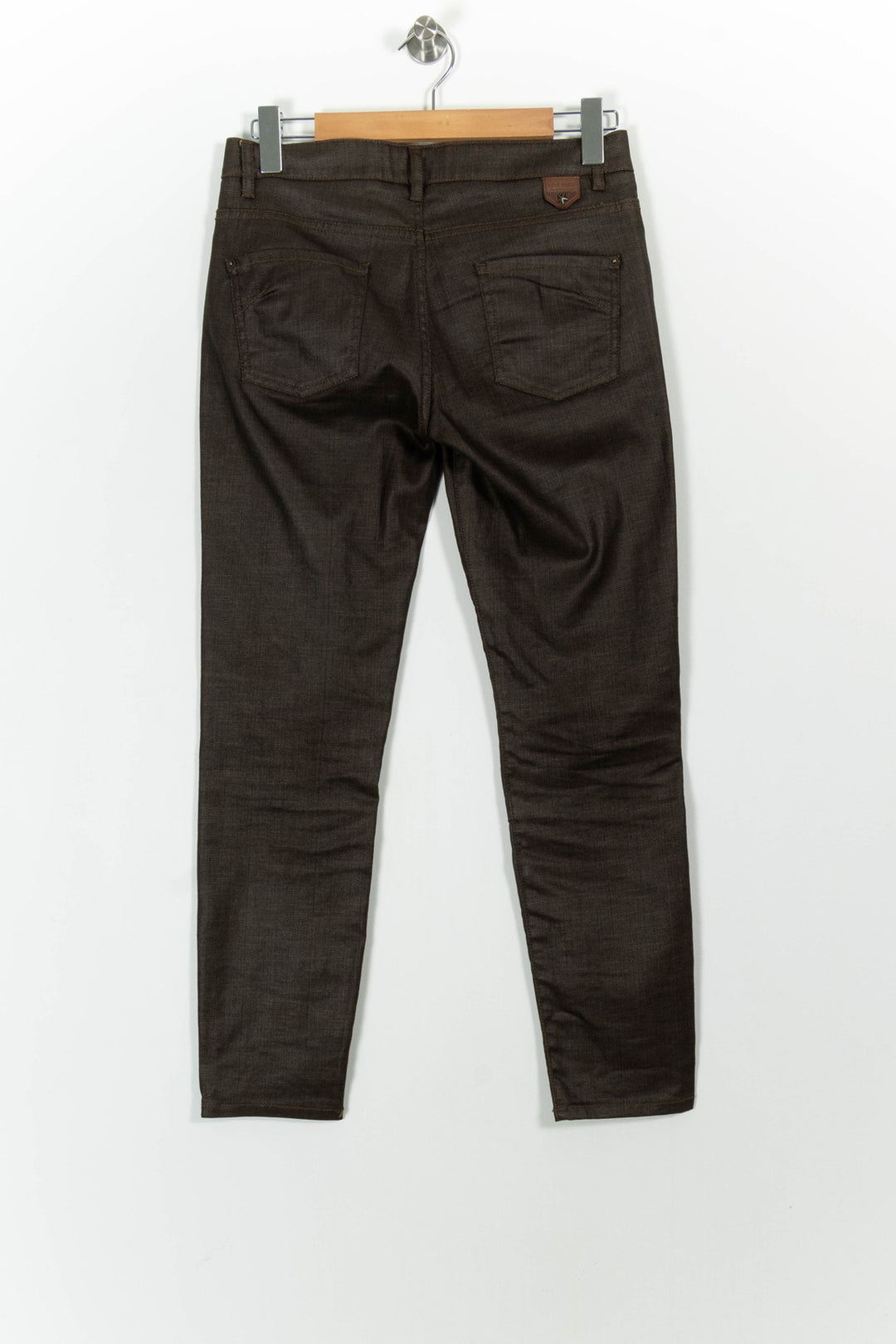 Jean Marron - Taille S/36 de la marque IKKS | PARAD101246 - Vendu par Paradigme - Image 4