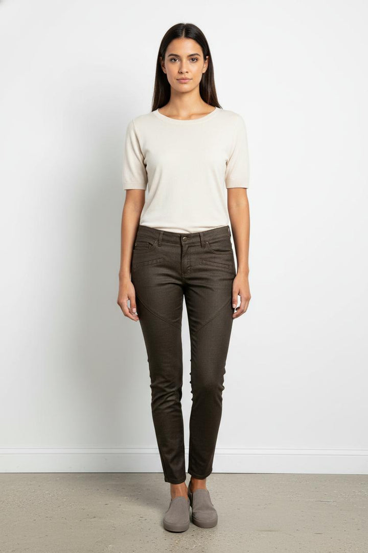 Jean Marron - Taille S/36 de la marque IKKS | PARAD101246 - Vendu par Paradigme - Image 1
